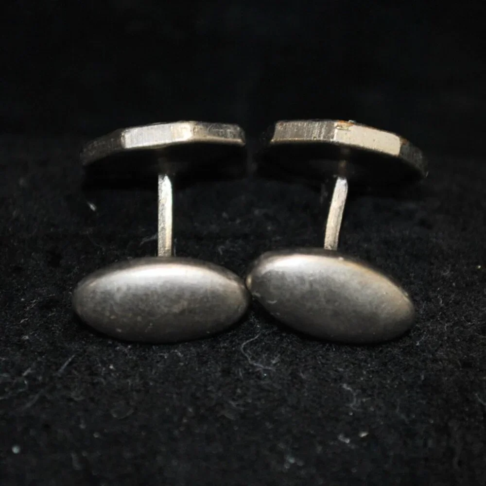 Antique/Vintage Art Deco Celluloid Octagon-shaped Cufflinks